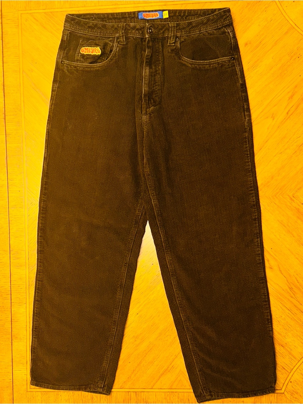Empyre Corduroy Pants Men's Size 32 Brown Skater Grunge Relaxed Fit